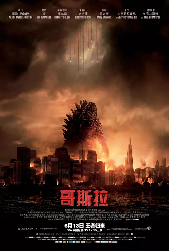 哥斯拉 海报